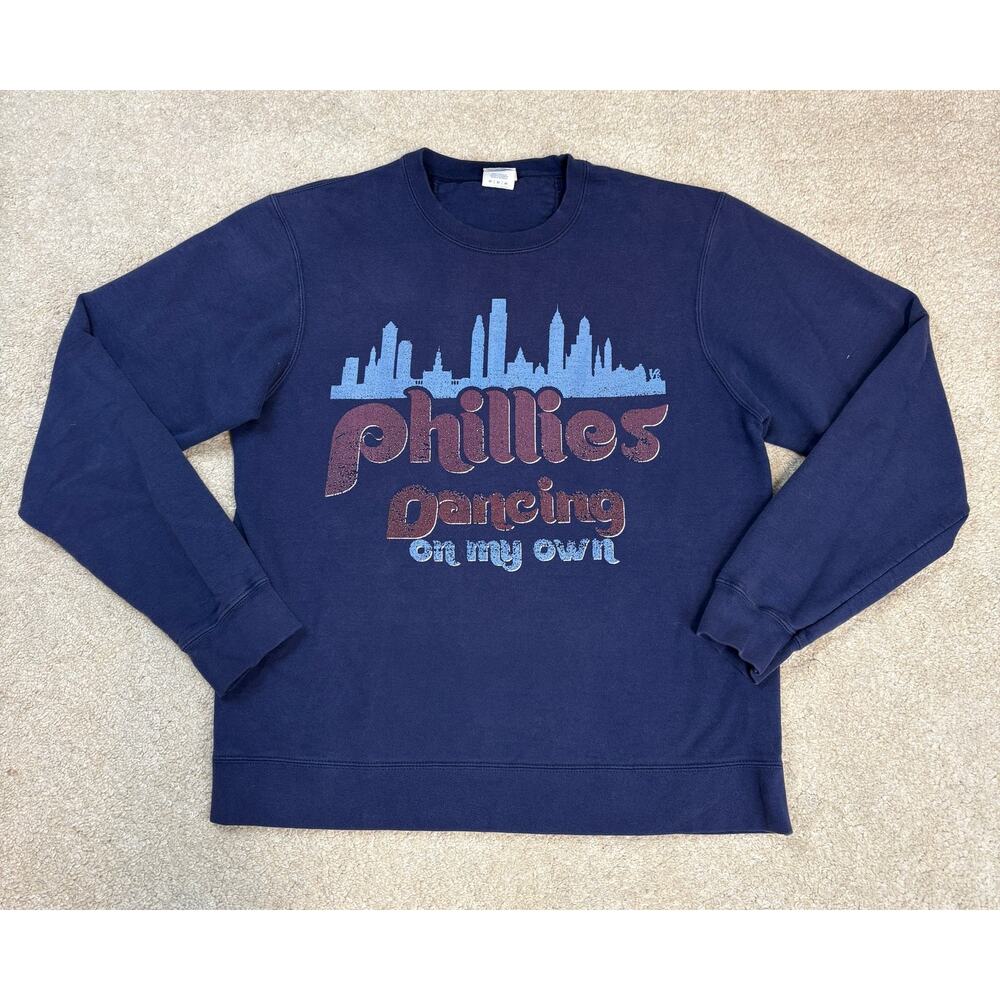 Port & Company Philadelphia Phillies Dancing On My Own Graphic Sweatshirt Size M